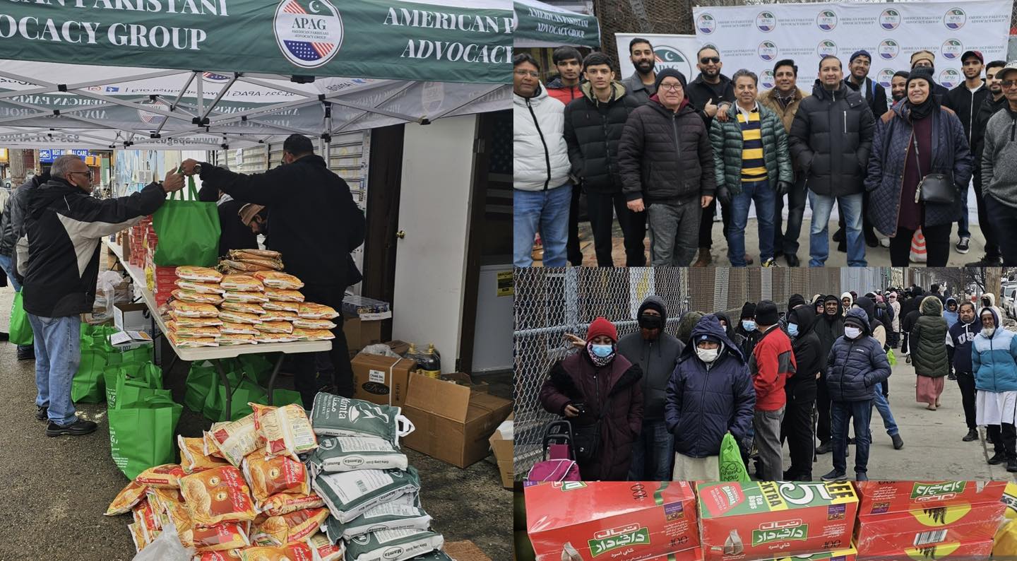 APAG Cares Ramadan food drive collage