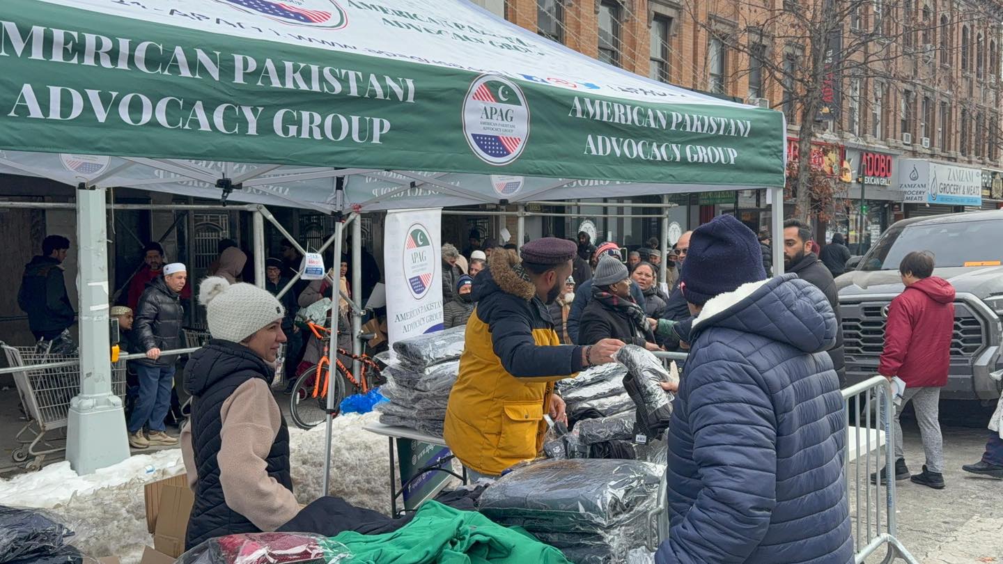 APAG Cares winter clothing distribution